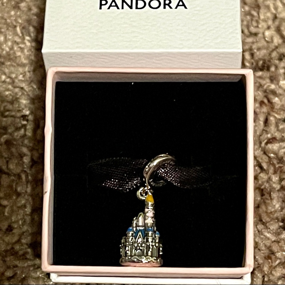 Disneys 50th Anniversary Cinderella Castle Pandora Charm